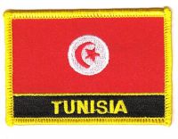 Fahnen Aufnäher Tunesien Schrift