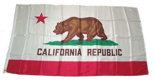 Fahne USA Kalifornien Hissflagge 150 x 250 cm Flagge
