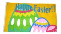 Fahne / Flagge Happy Easter Ostern 90 x 150 cm