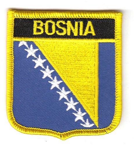 Wappen Aufnäher Fahne Bosnien alt