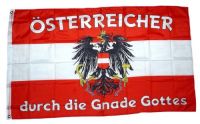 Fahne / Flagge Österreicher durch die Gnade Gottes 90 x 150 cm