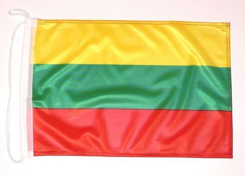 Bootsflagge Litauen 30 x 45 cm
