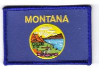 Fahnen Aufnäher USA - Montana