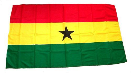 Fahne / Flagge Ghana 30 x 45 cm Fahnen
