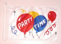 Bootsflagge Party Time 30 x 45 cm