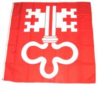 Fahne / Flagge Schweiz - Nidwalden 120 x 120 cm