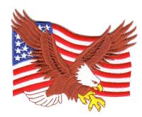 Aufnäher Patch Adler USA Flagge