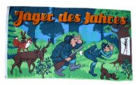 Fahne / Flagge Jäger des Jahres 90 x 150 cm