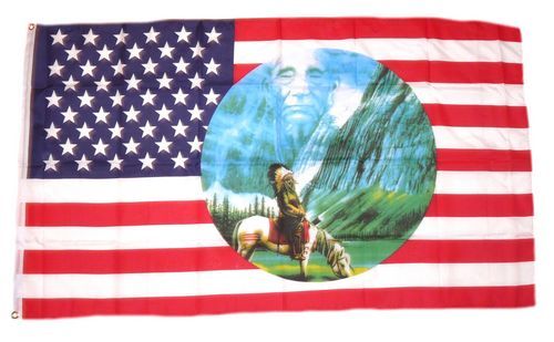 Fahne / Flagge USA - Valley of Spirit 90 x 150 cm
