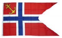 Fahne / Flagge Norwegen Notraship 90 x 150 cm