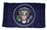 Fahne / Flagge USA - Präsident blau 90 x 150 cm