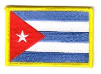 Fahnen Aufnäher Kuba