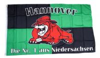 Fahne / Flagge Hannover Bulldogge 90 x 150 cm