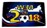 Fahne / Flagge WM 2018 Russland 90 x 150 cm