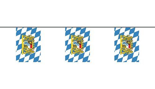 Flaggenkette Bayern Löwen 6 m