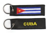 Fahnen Schlüsselanhänger Kuba