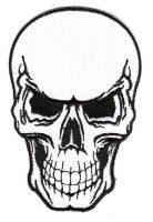 Aufnäher Patch Totenkopf Skull