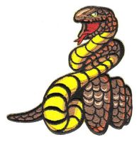 Aufnäher Patch Kobra Snake