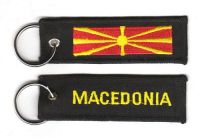 Fahnen Schlüsselanhänger Mazedonien
