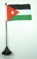 Fahne / Tischflagge Jordanien NEU 11 x 16 cm Flaggen