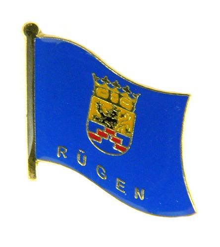 Flaggen Pin Fahne Rügen Pins NEU Anstecknadel Flagge