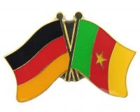 Fahnen Freundschaftspin Anstecker Kamerun 