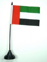 Tischflagge Vereinigte Arabische Emirate 11 x 16 cm