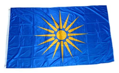 Fahne / Flagge Griechenland Mazedonien 90 x 150 cm
