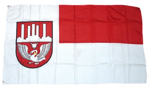 Fahne Geesthacht Hissflagge 90 x 150 cm Flagge 