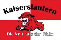 Fahnen Aufkleber Sticker Kaiserslautern Bulldogge